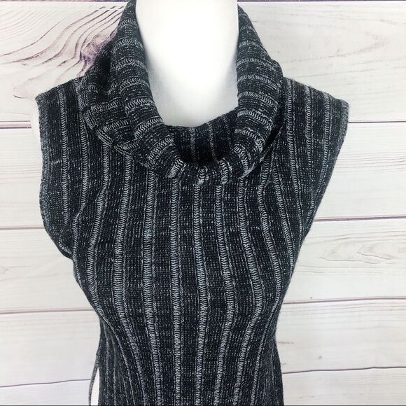 BLUE RAIN Ribbed Tunic Cowl Neck Sweater Tank - Picture 5 of 9